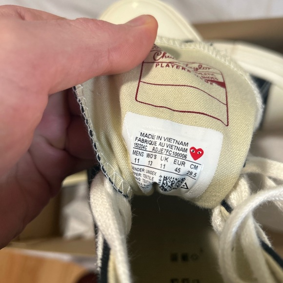 Comme des garçon converse (new light use) - Picture 6 of 7